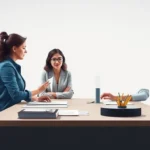 Mesa de mujeres directivas en el sector de la construcción