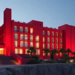 Muro Rojo de Calpe: edificio emblemático de Ricardo Bofill